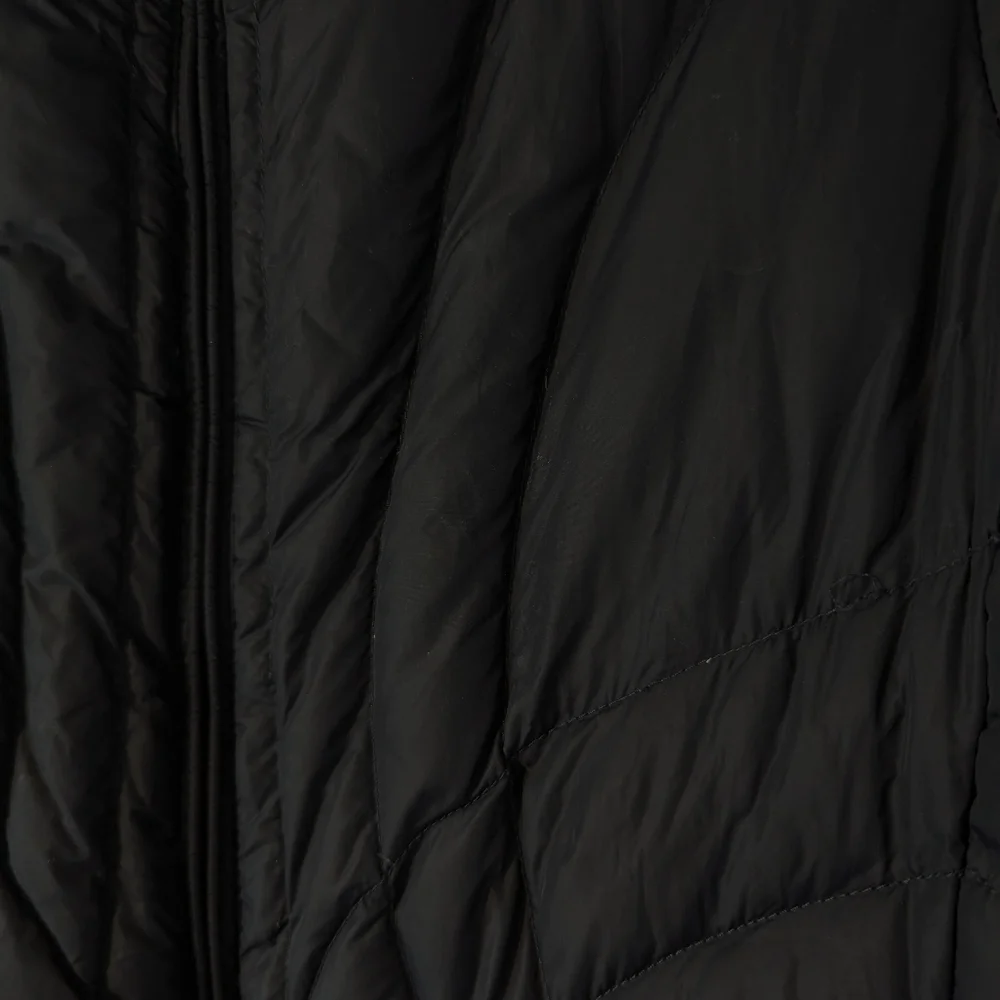 LL Bean Black Goose Down Longline Puffer Jacket - Picture 2 of 5